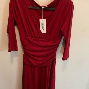 Long Sleeved red dress